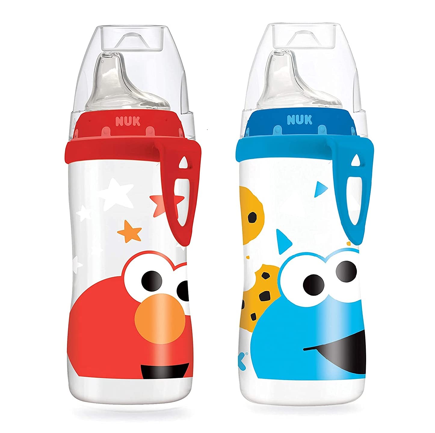NUK Buzz Lightyear Active Cup, 10 Oz, 2-Pack – BPA Free, Spill Proof Sippy Cup