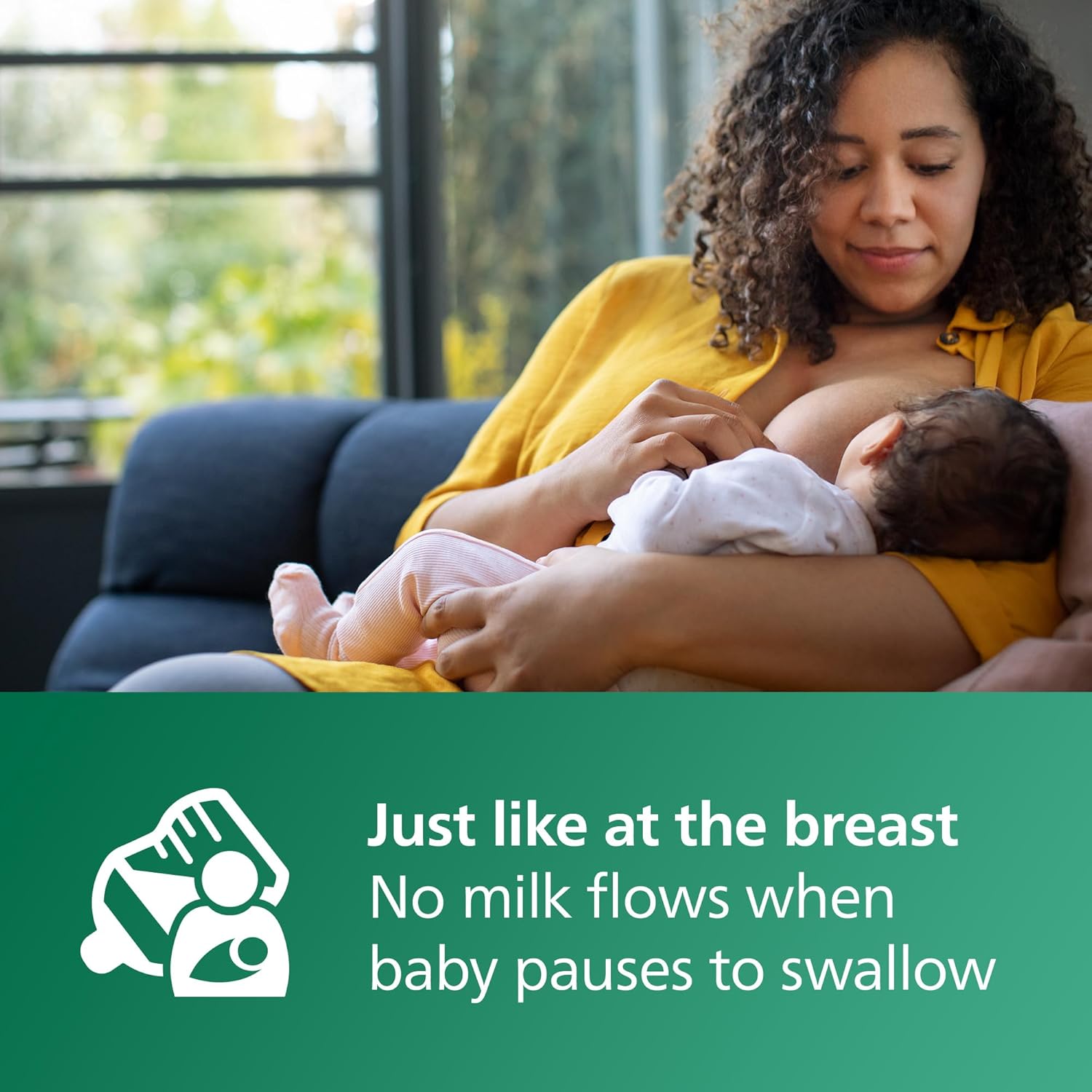 Philips Avent Natural Glass Baby Bottles with Natural Response Nipples (Medium Flow, Flow 3), 8oz, 4-Pack, SCY913/04