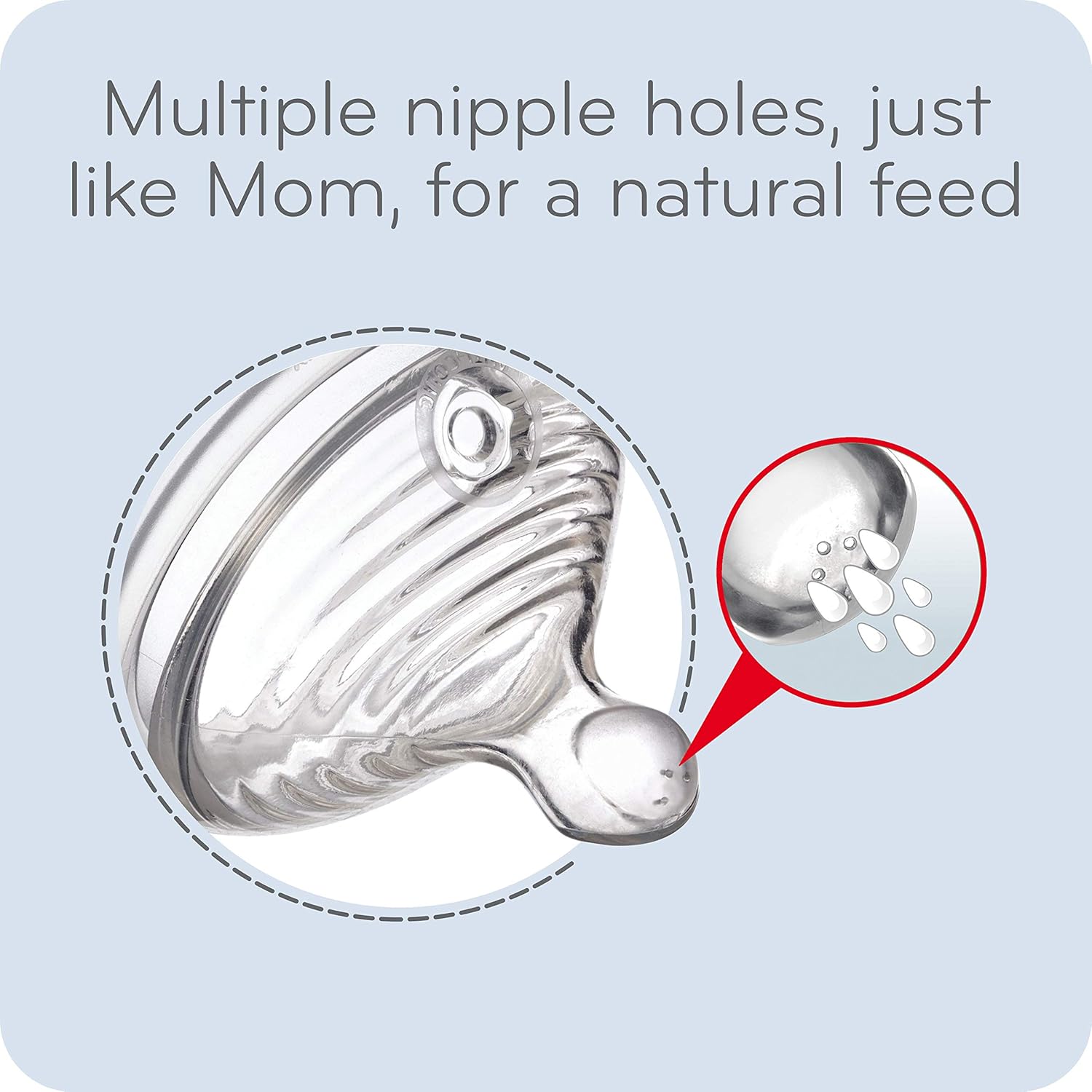 NUK Simply Natural Glass Baby Bottles, 4 oz, 3 Pack