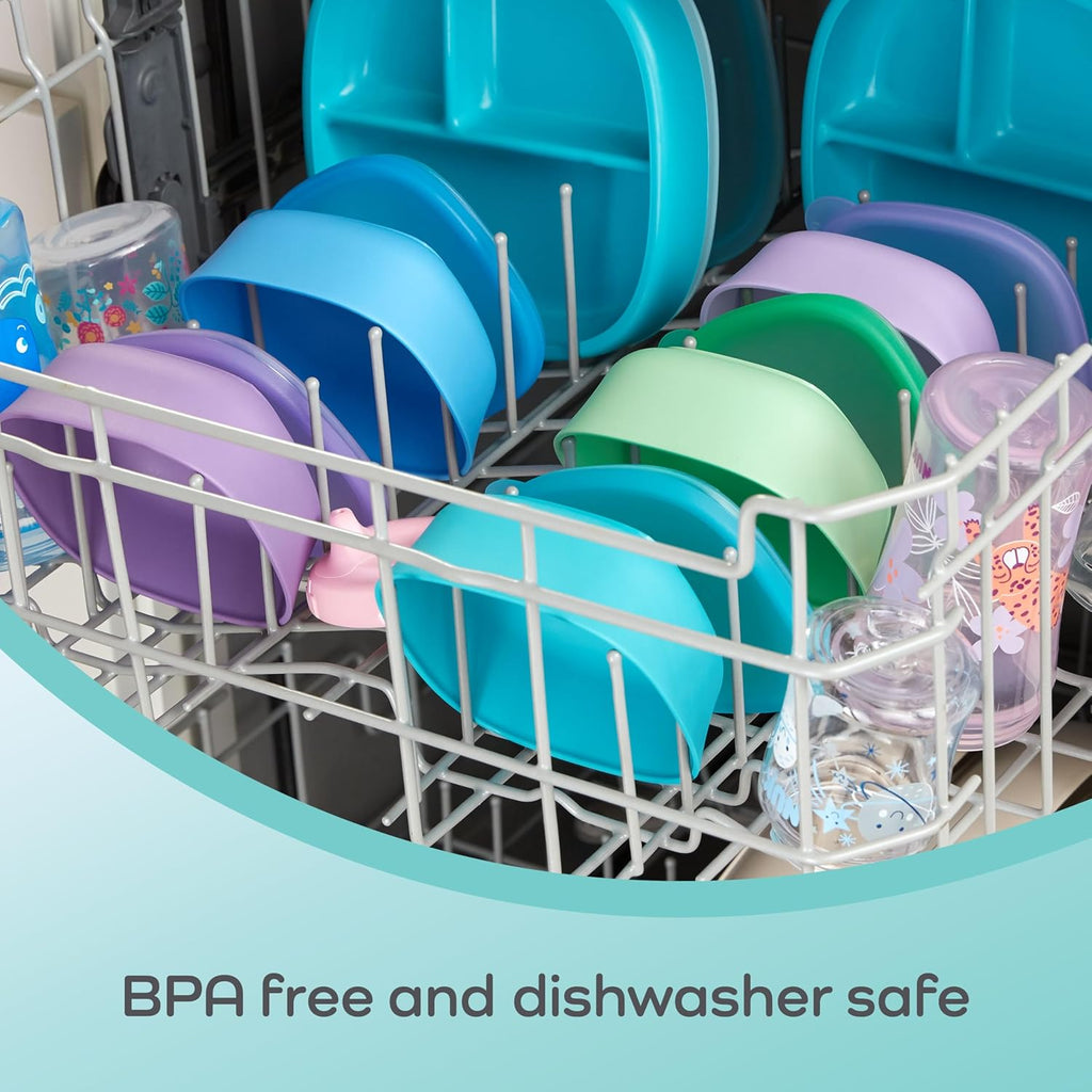 NUK Perfect Match 2-in-1 Natural and Anti-Colic Bottle with Medium Flow, Wide, Adaptable Nipple, 8oz., 4 Pack, BPA Free