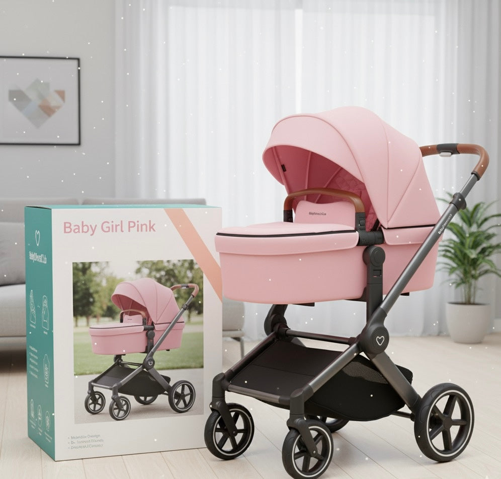 LuxeRide™ Premium Convertible Stroller- Baby Direct Club™ Exclusive