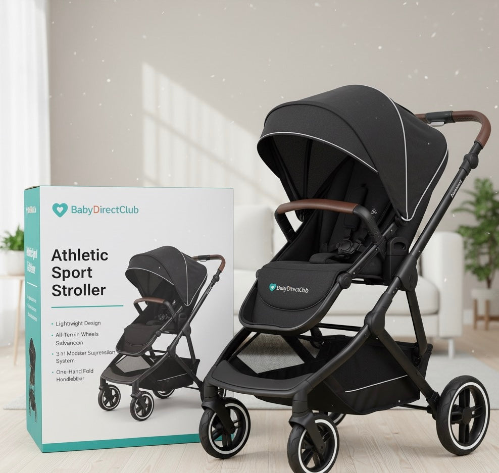 LuxeRide™ Athletic Sport Stroller- Baby Direct Club™ Exclusive