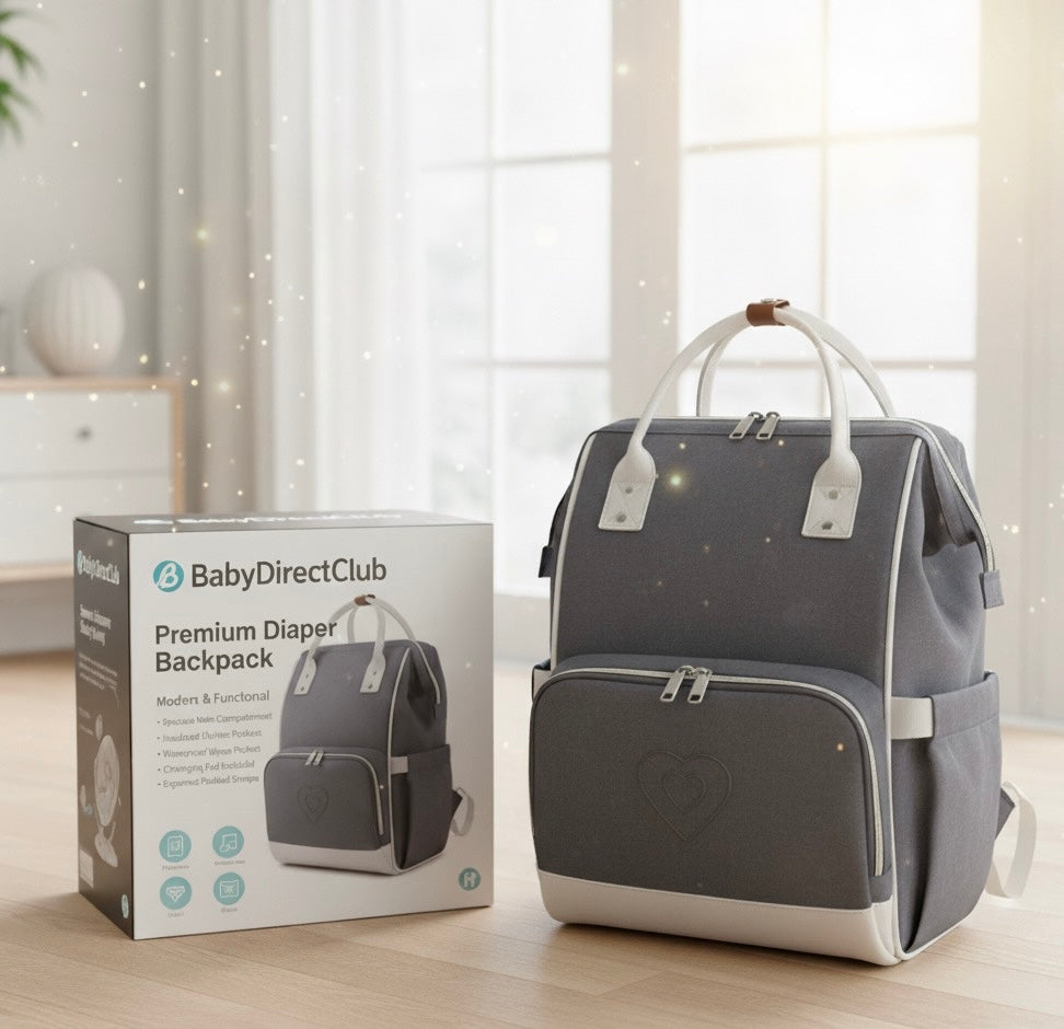 Premium Diaper Backpack- Baby Direct Club™ Exclusive