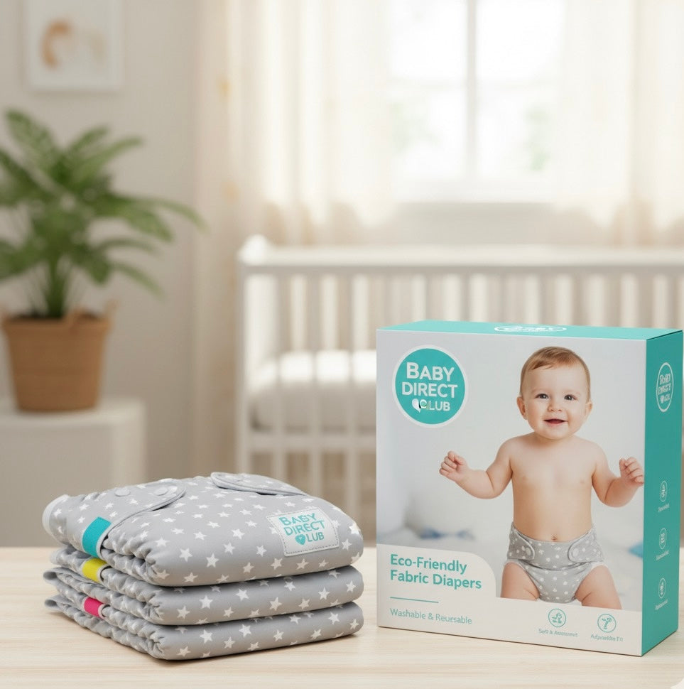 Premium Washable Diapers- Baby Direct Club™ Exclusive