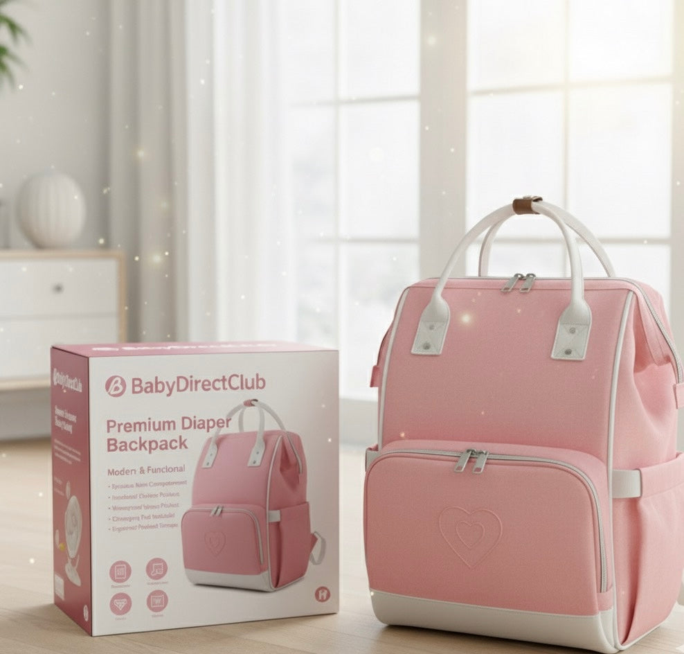Premium Diaper Backpack- Baby Direct Club™ Exclusive