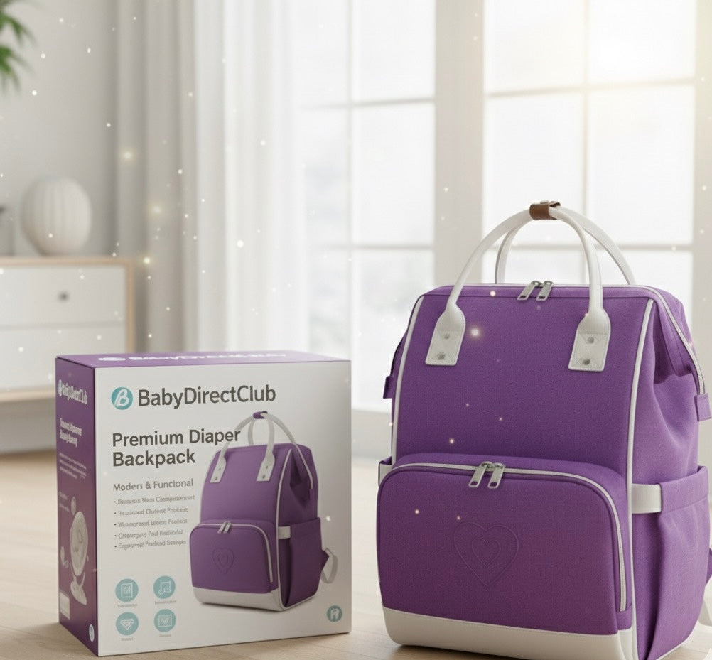 Premium Diaper Backpack- Baby Direct Club™ Exclusive