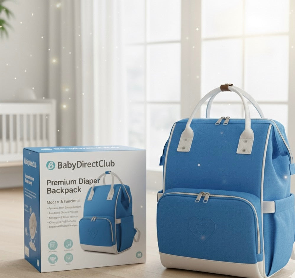 Premium Diaper Backpack- Baby Direct Club™ Exclusive