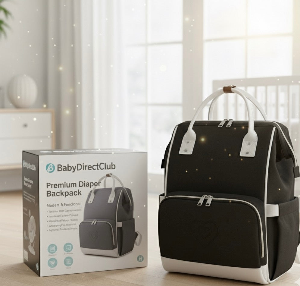 Premium Diaper Backpack- Baby Direct Club™ Exclusive