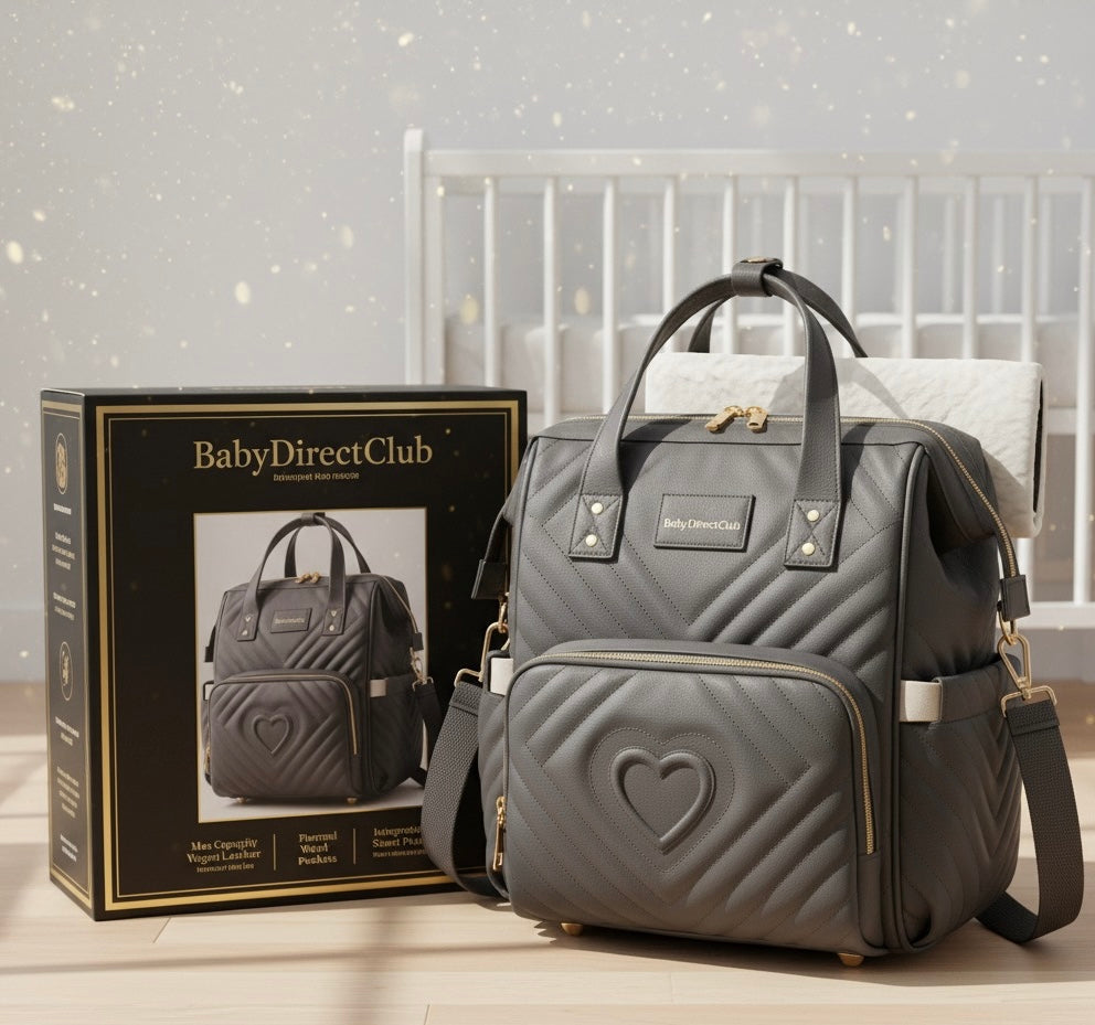 Premium Luxury Diaper Bag- Baby Direct Club™ Exclusive